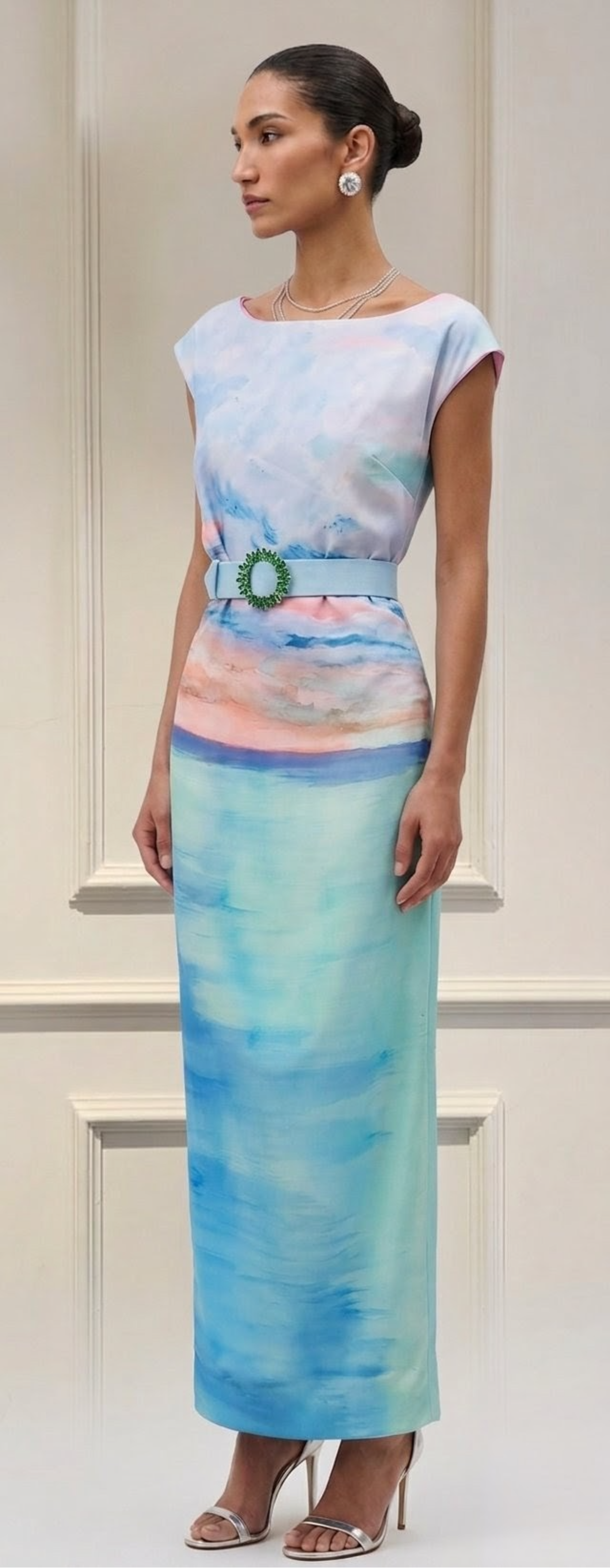 Ocean Scuba Maxi with Embellished Belt